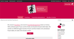 Desktop Screenshot of frauenhaus-fiz.de